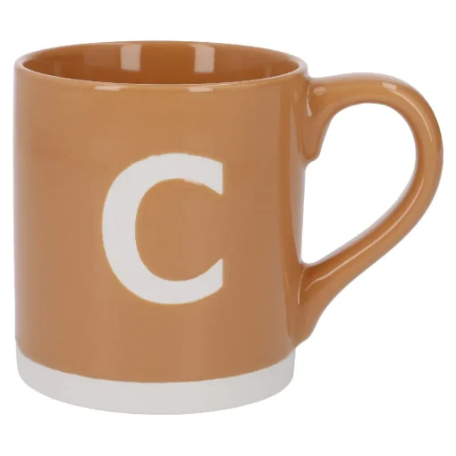 NANU-NANA Küche*Becher Buchstabe/Uni, C/orange, 440 Ml