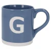 NANU-NANA Küche*Becher Buchstabe/Uni, G/blau, 440 Ml