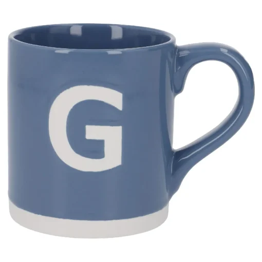 NANU-NANA Küche*Becher Buchstabe/Uni, G/blau, 440 Ml