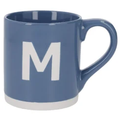 NANU-NANA Küche*Becher Buchstabe/Uni, M/blau, 440 Ml