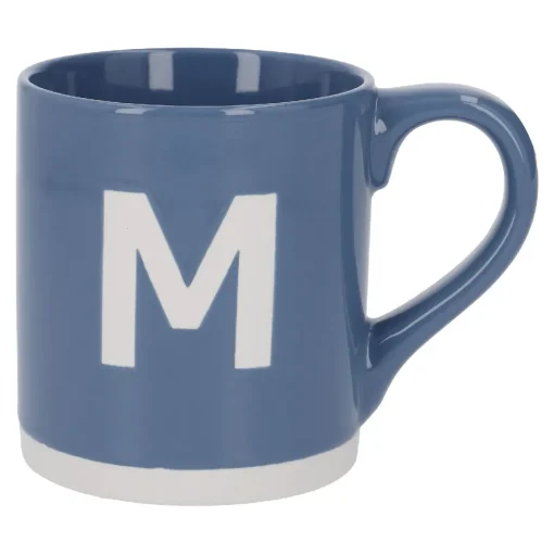 NANU-NANA Küche*Becher Buchstabe/Uni, M/blau, 440 Ml