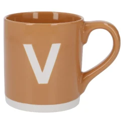 NANU-NANA Küche*Becher Buchstabe/Uni, V/orange, 440 Ml