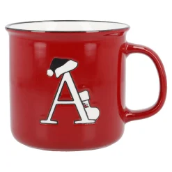 NANU-NANA Küche|Weihnachtsbecher*Becher Buchstabe/Weihnachten, A/weiß, 540 Ml