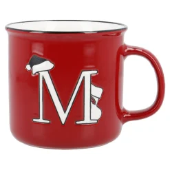 NANU-NANA Küche|Weihnachtsbecher*Becher Buchstabe/Weihnachten, M/weiß, 540 Ml