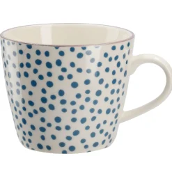 NANU-NANA Küche*Becher China, Blau, Dots, 300 Ml