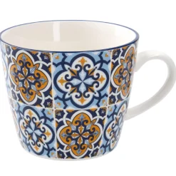 NANU-NANA Küche*Becher China, Blau/gelb, 300 Ml