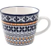 NANU-NANA Küche*Becher China, Blau/orange, 300 Ml