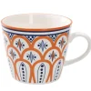 NANU-NANA Küche*Becher China, Orange/blau, 300 Ml