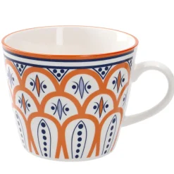 NANU-NANA Küche*Becher China, Orange/blau, 300 Ml