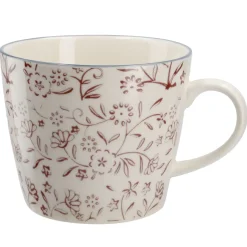 NANU-NANA Küche*Becher China, Rosa, Wiese, 300 Ml