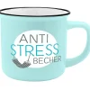 NANU-NANA Shop The Geschenk|Küche*Becher Emaille-Optik, Anti-Stress, 350 Ml
