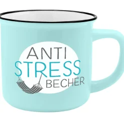 NANU-NANA Shop The Geschenk|Küche*Becher Emaille-Optik, Anti-Stress, 350 Ml