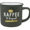 NANU-NANA Shop The Geschenk|Küche*Becher Emaille-Optik, Kaffee, 350 Ml