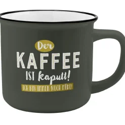 NANU-NANA Shop The Geschenk|Küche*Becher Emaille-Optik, Kaffee, 350 Ml