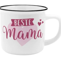 NANU-NANA Küche*Becher Emaille-Optik, Mama, 350 Ml