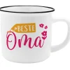 NANU-NANA Küche*Becher Emaille-Optik, Oma, 350 Ml