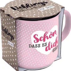 NANU-NANA Küche*Becher Emaille-Optik, Schön, 350 Ml