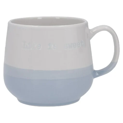 NANU-NANA Küche*Becher Emotion, Life Is Sweet/blau, 500 Ml