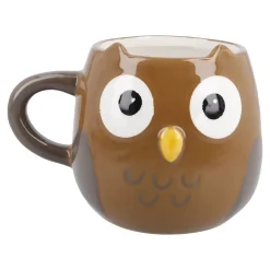 NANU-NANA Küche*Becher Eule, Hellbraun, 410 Ml