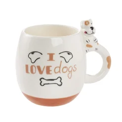 NANU-NANA Tierfreunde|Küche*Becher I Love Dogs, 450 Ml