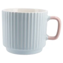 NANU-NANA Küche*Becher Riffel, Blau, 230 Ml