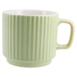 NANU-NANA Küche*Becher Riffel, Grün, 230 Ml