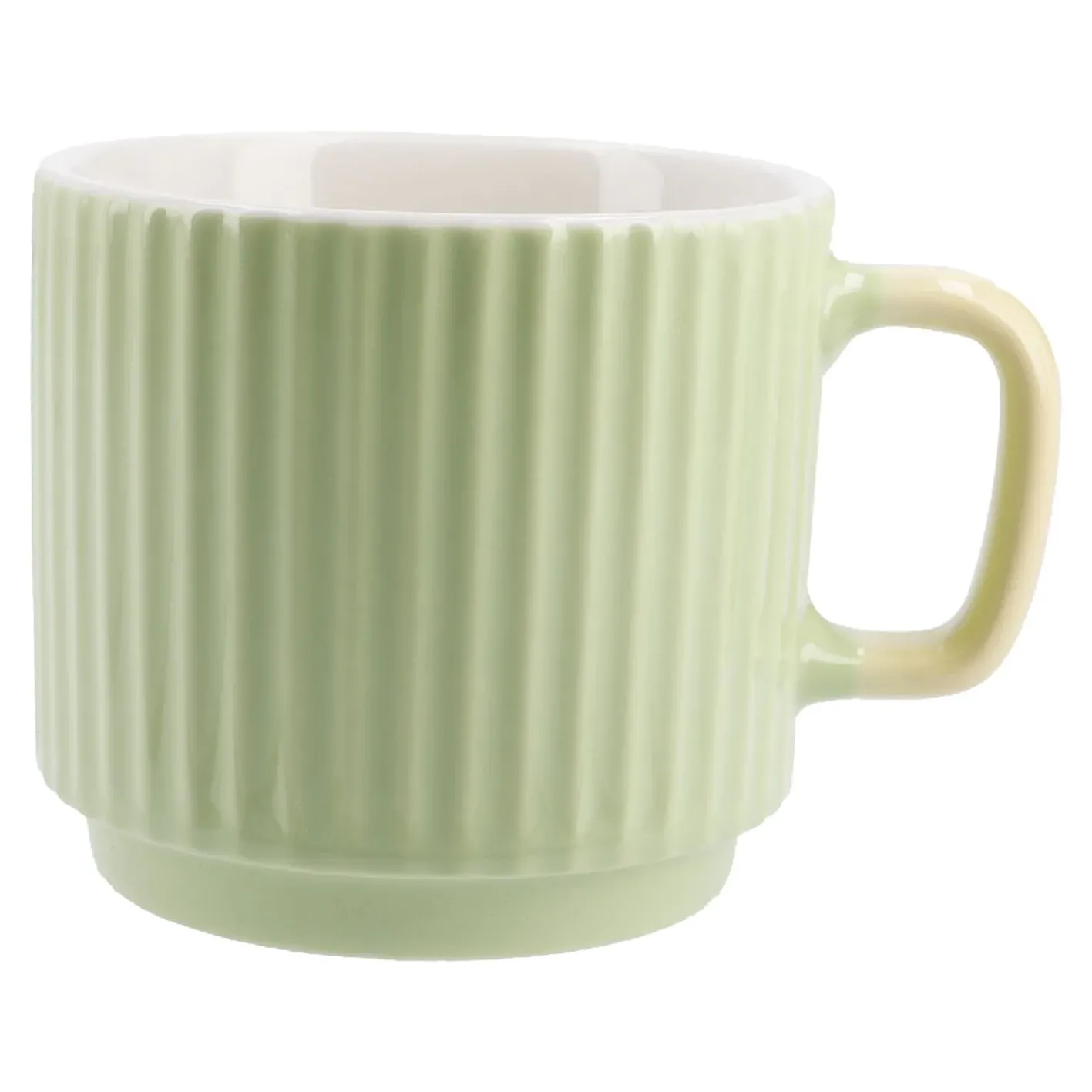 NANU-NANA Küche*Becher Riffel, Grün, 230 Ml