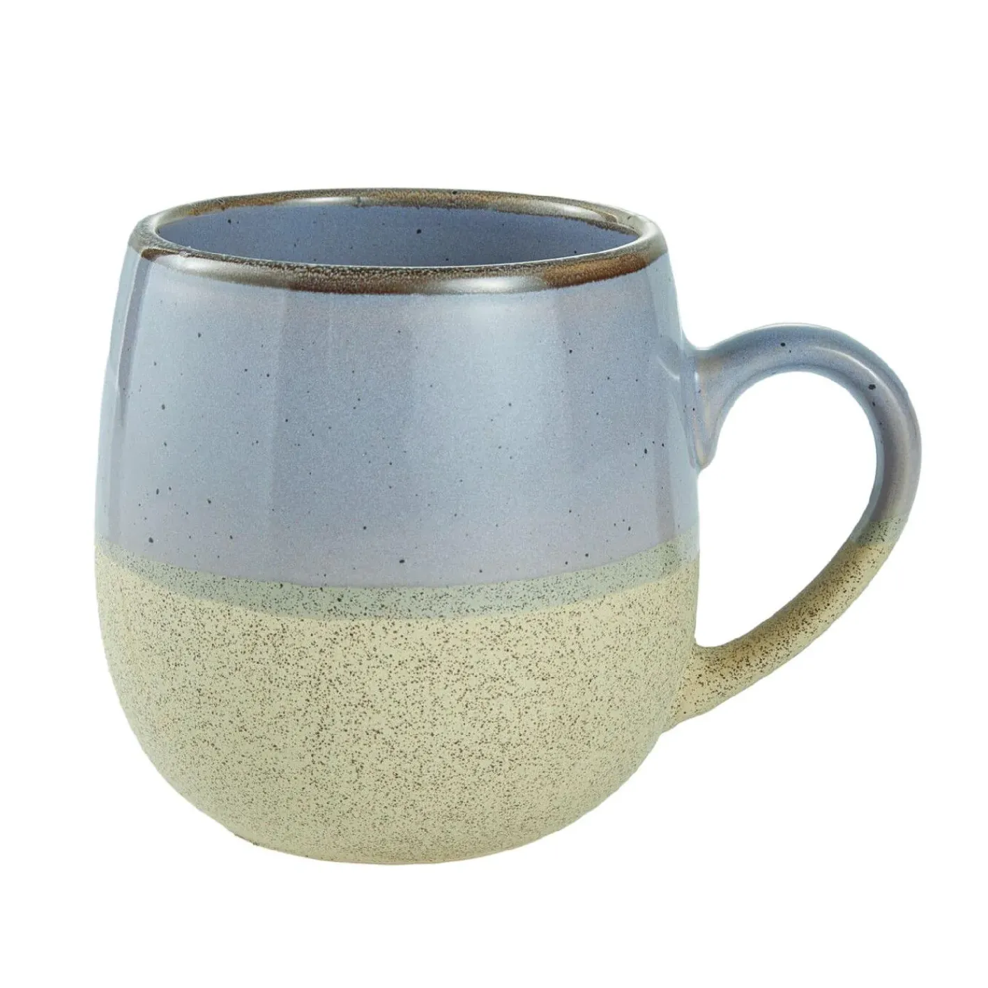 NANU-NANA Küche*Becher Rustik, Bauchig/lila, 450 Ml