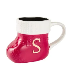 NANU-NANA Küche|Nikolaus*Becher Stiefel Mit Buchstabe, S/rot, 400 Ml