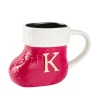 NANU-NANA Küche|Nikolaus*Becher Stiefel Mit Buchstabe, K/rot, 400 Ml