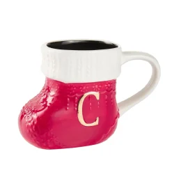 NANU-NANA Küche|Nikolaus*Becher Stiefel Mit Buchstabe, C/rot, 400 Ml