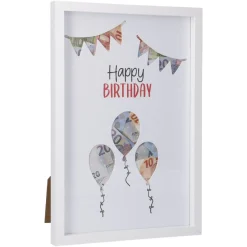 NANU-NANA Bilderrahmen*Bilderrahmen Geldgeschenk, Birthday, 20 X 30 Cm