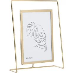 NANU-NANA Bilderrahmen*Bilderrahmen Metall, Gold, 10 X 15 Cm