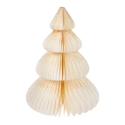 NANU-NANA Weihnachtsdeko*Deko-Baum Wabe, Creme/4 Stufen, 30 Cm