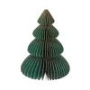 NANU-NANA Weihnachtsdeko*Deko-Baum Wabe, Dunkelgrün/4 Stufen, 20 Cm