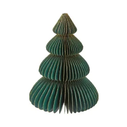 NANU-NANA Weihnachtsdeko*Deko-Baum Wabe, Dunkelgrün/4 Stufen, 20 Cm