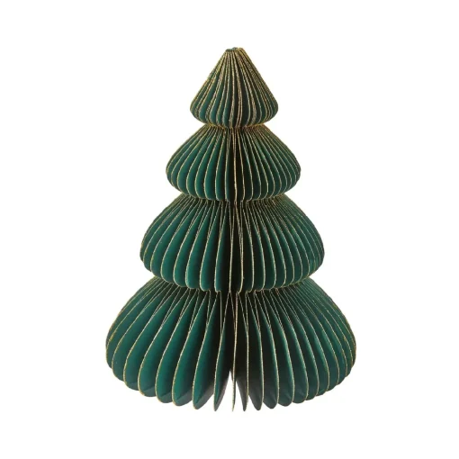 NANU-NANA Weihnachtsdeko*Deko-Baum Wabe, Dunkelgrün/4 Stufen, 20 Cm