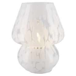NANU-NANA Lichterwelt*Deko-Lampe Sprenkel, Weiß, 18.5 Cm