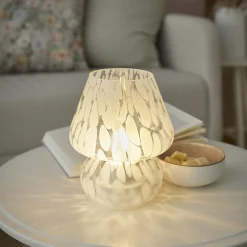 NANU-NANA Lichterwelt*Deko-Lampe Sprenkel, Weiß, 18.5 Cm