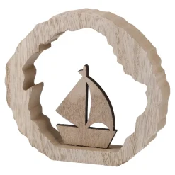 NANU-NANA Deko-Objekte*Deko-Objekt Maritim, Boot, 12 Cm