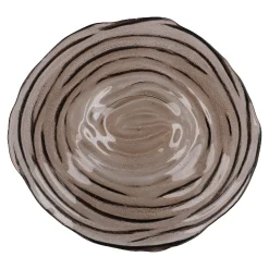 NANU-NANA Schalen & Tabletts*Deko-Schale Tornado, Taupe, 32 Cm