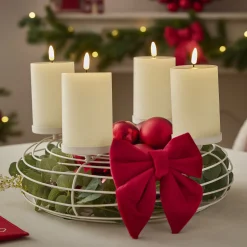 NANU-NANA Geschenkverpackungen|Weihnachtsbaumschmuck*Deko-Schleife, Rot, 13 Cm