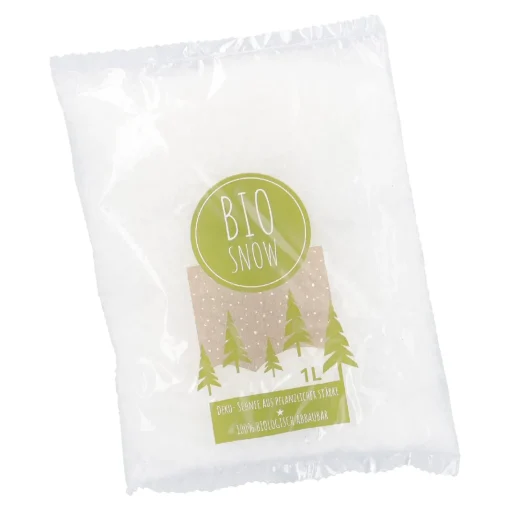NANU-NANA Weihnachtstraditionen|Shop The Look Xmas*Deko-Schnee Bio, Weiß, 10 G