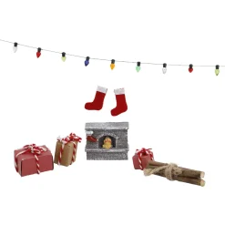 NANU-NANA Deko-Objekte|Weihnachtstraditionen*Deko-Set Für Wichteltür, Kamin
