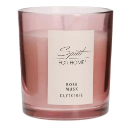 NANU-NANA Geschenkideen|Raumdüfte*Duftkerze Home, Rose/Musk, 140 G