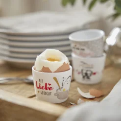 NANU-NANA Geschenkideen|Küche*Eierbecher, Mit Liebe Gekocht