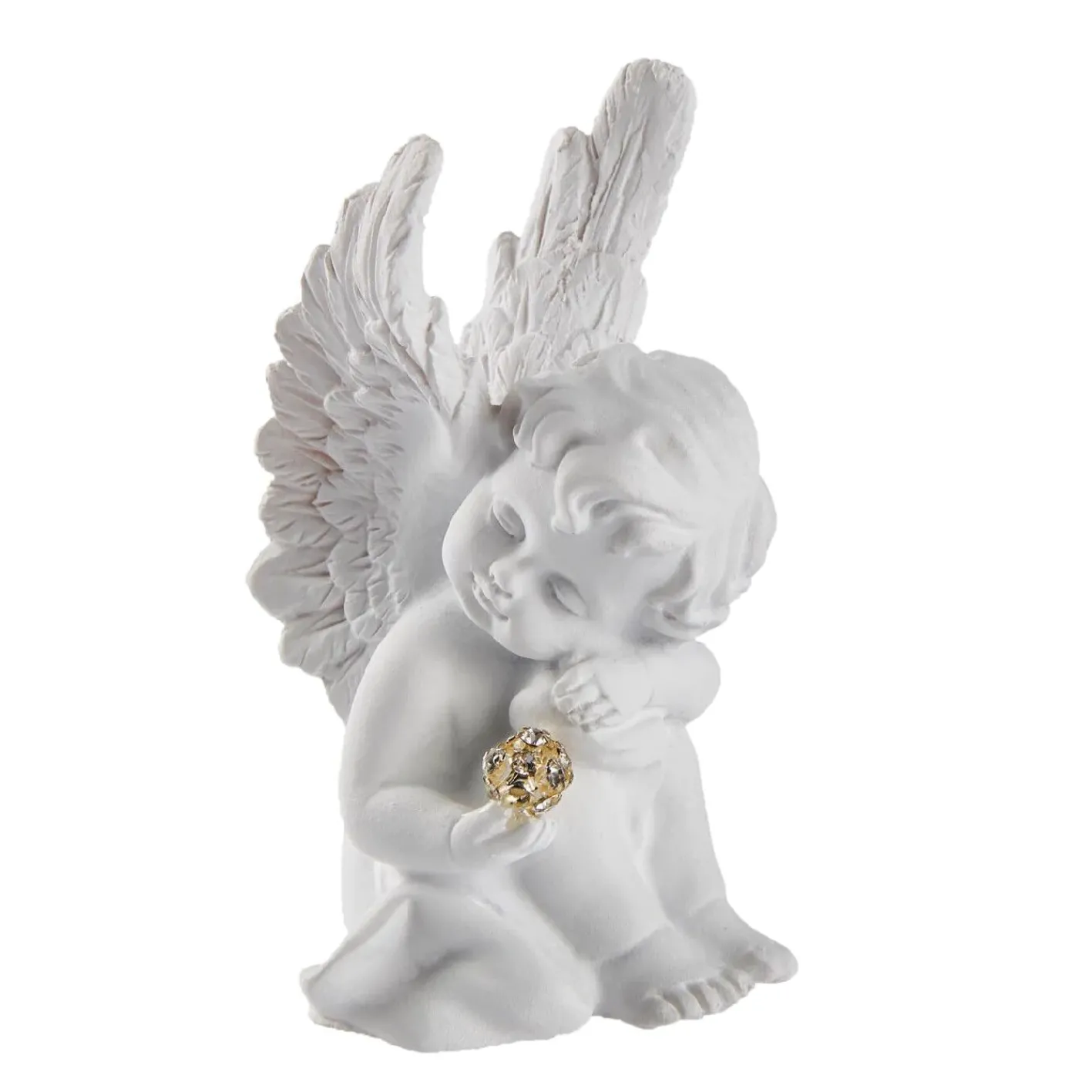 NANU-NANA Figuren*Engel Kristall, Kopf Rechts, 8.8 Cm