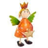NANU-NANA Figuren|Weihnachtsdeko*Engel Mini, Stern/orange, 10 Cm