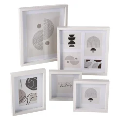 NANU-NANA Bilderrahmen*5er Set Bilderrahmen, Weiß