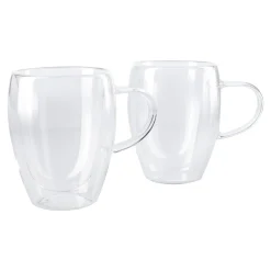 NANU-NANA Shop The Geschenk|Küche*2er Set Doppelwand-Teeglas, 350 Ml